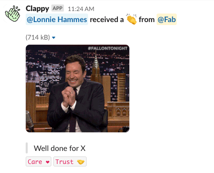 How to send Slack Kudos in 3 easy Steps with Clappy