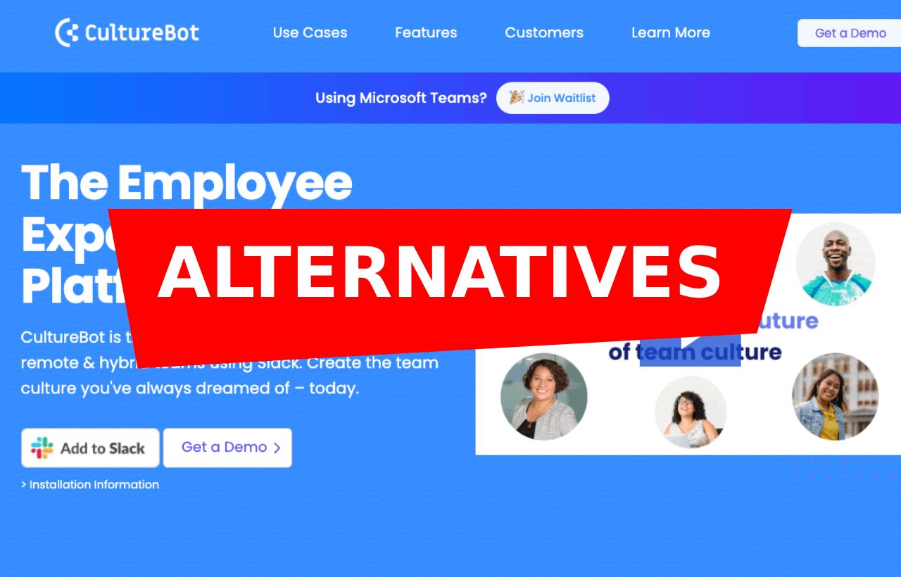 Top 3 alternatives to CultureBot