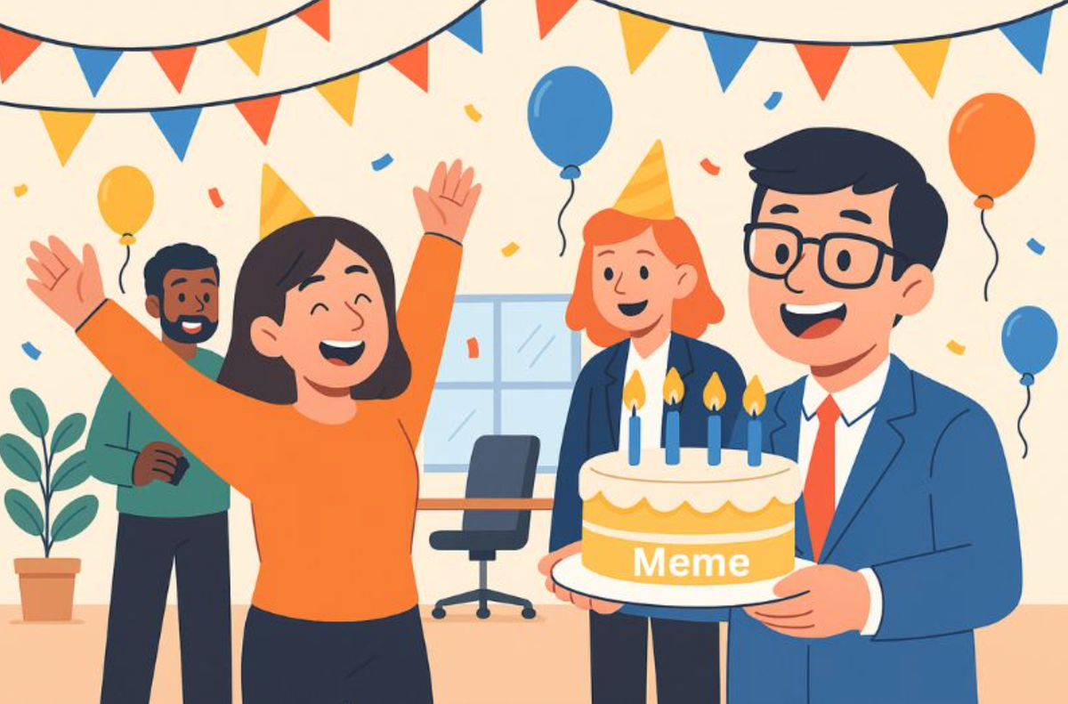 Original ‘Happy Birthday’ Meme for Coworkers