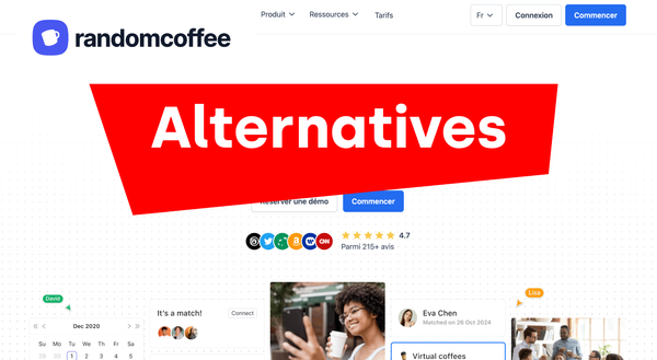Top 3 alternatives to RandomCoffee for Slack